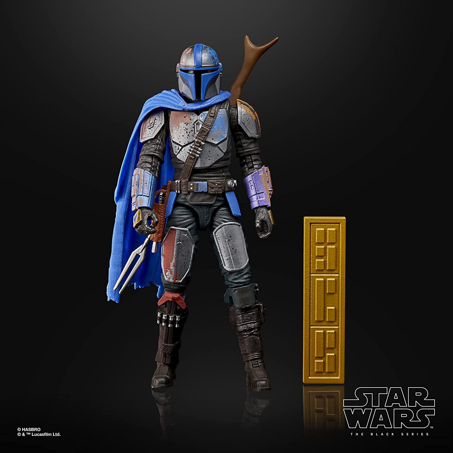 Star Wars: The Black Series - The Mandalorian Blue (Credit Collection) Action Figure Action Figures - Toys - New - CaveGamers - Image 3