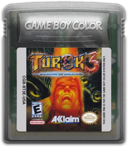 Turok 3: Shadows Of Oblivion Game Boy Color - Video Game - Used - CaveGamers - Image 3