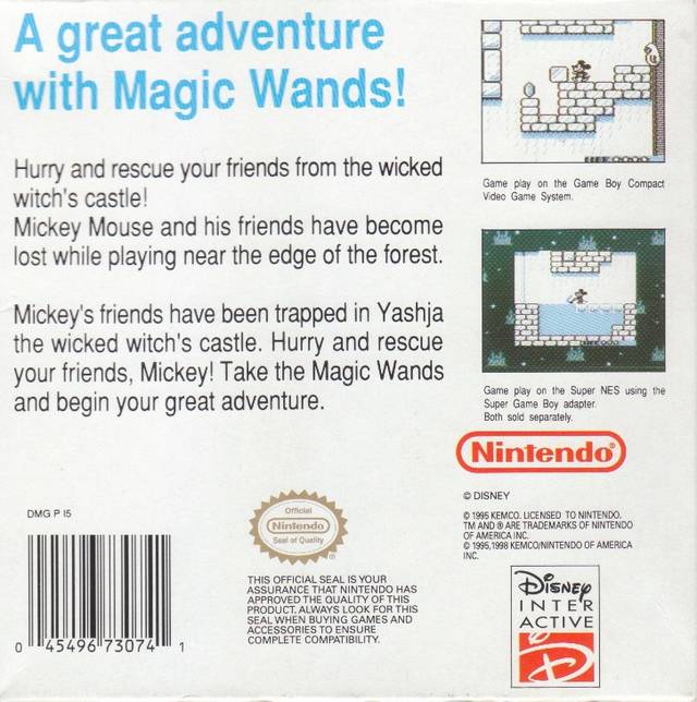 Mickey Mouse Magic Wands Game Boy - Video Game - Used - CaveGamers - Image 2