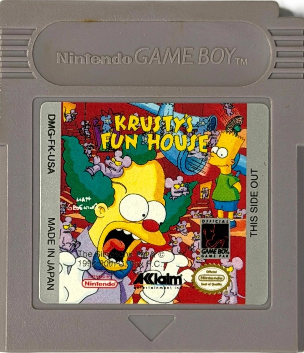 Krusty's Fun House Game Boy - Video Game - Used - CaveGamers - Image 3