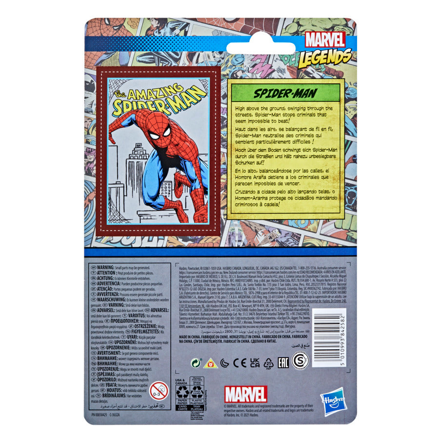 The Amazing Spider-Man - Marvel: Legends Retro Series 3.75" Action Figure Action Figures - Toys - New - CaveGamers