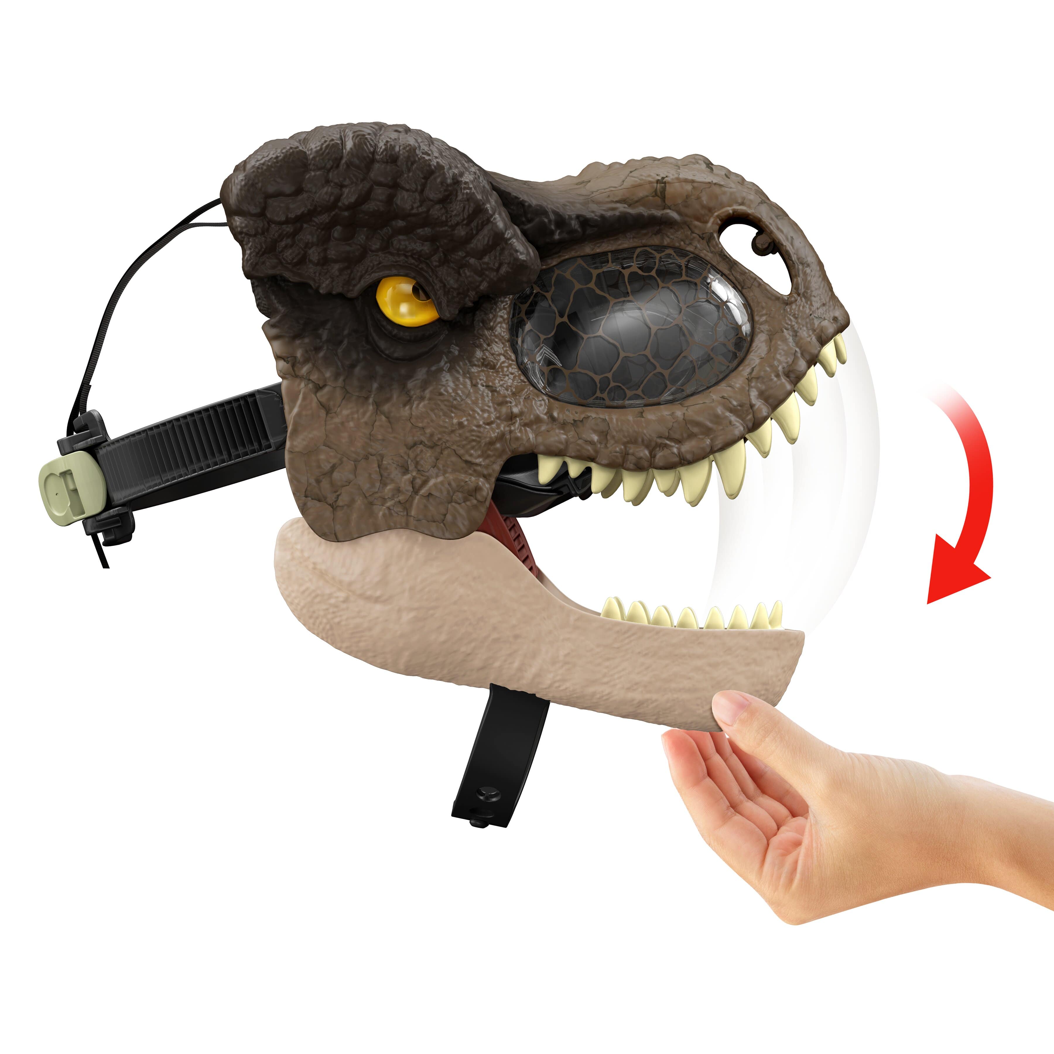 Jurassic World Dominion: Tyrannosaurus Rex Chomp-N-Roar Mask - Toys - New - CaveGamers - Image 5