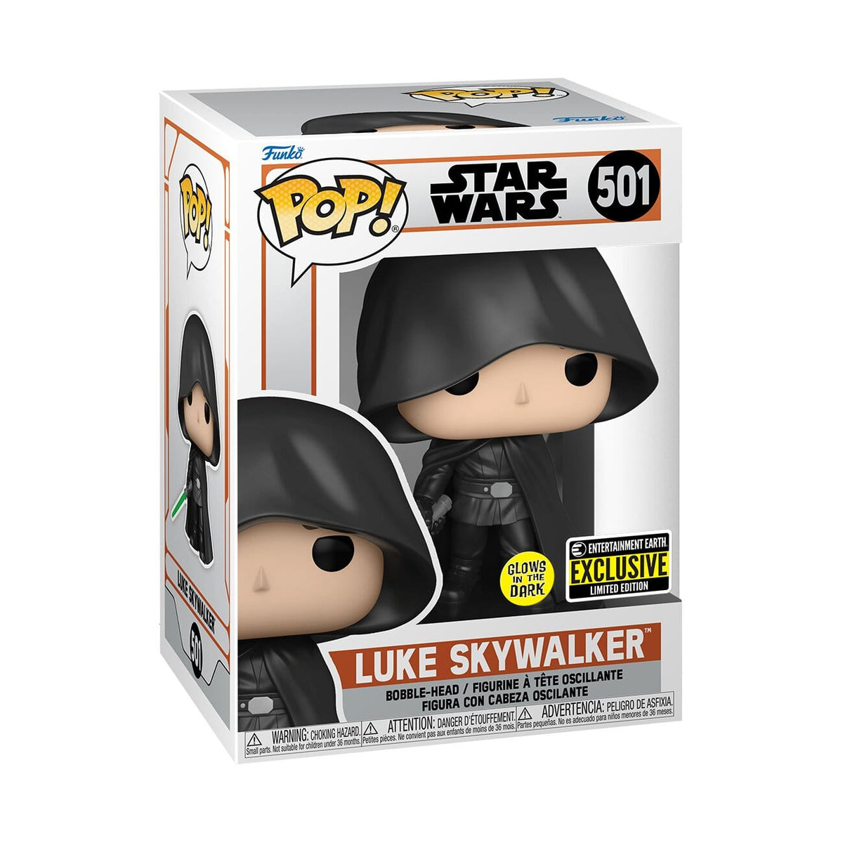 Funko Pop! Star Wars: The Mandalorian Luke Skywalker Vinyl Figure - Toys - New - CaveGamers - Image 4