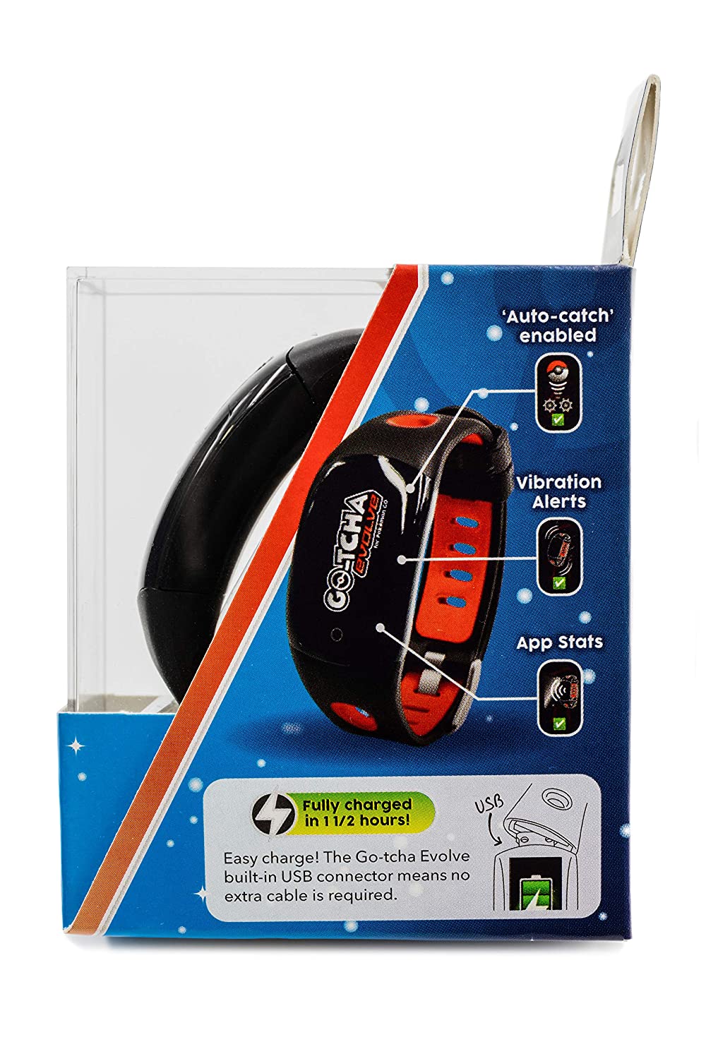 Pokemon Go GO-TCHA Evolve LED-Touch Wristband Accessory Auto Catch - Green/Black - Electronics - New - CaveGamers - Image 5