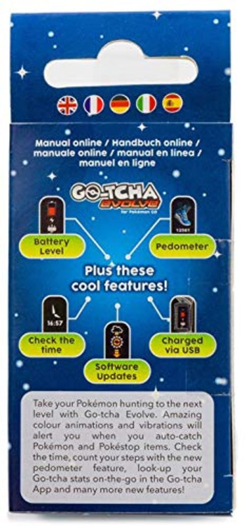 Pokemon Go GO-TCHA Evolve LED-Touch Wristband Accessory Auto Catch - Blue/Black - Electronics - New - CaveGamers - Image 6