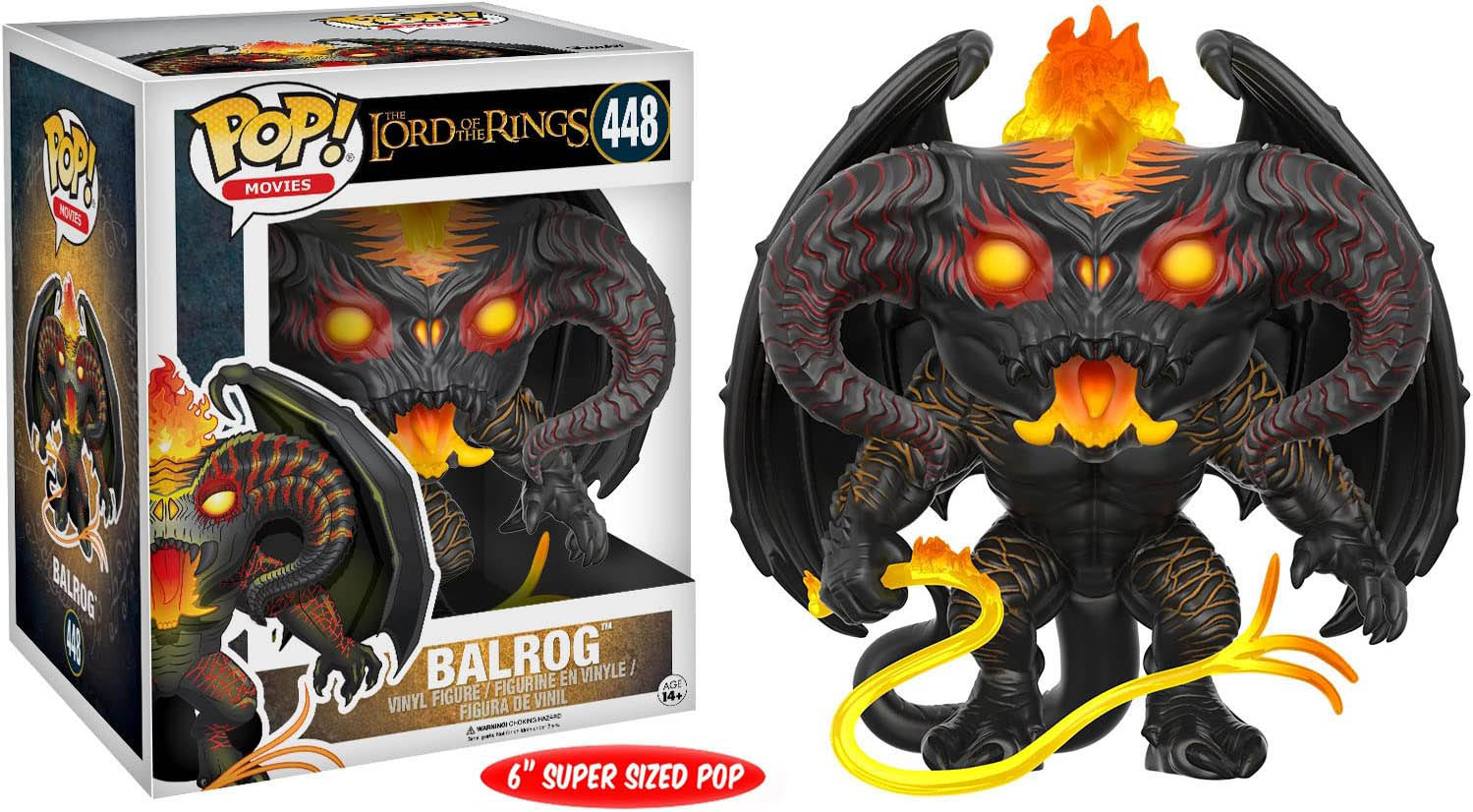 Funko Pop! Lord of The Rings Balrog Vinyl Figure - Toys - New - CaveGamers