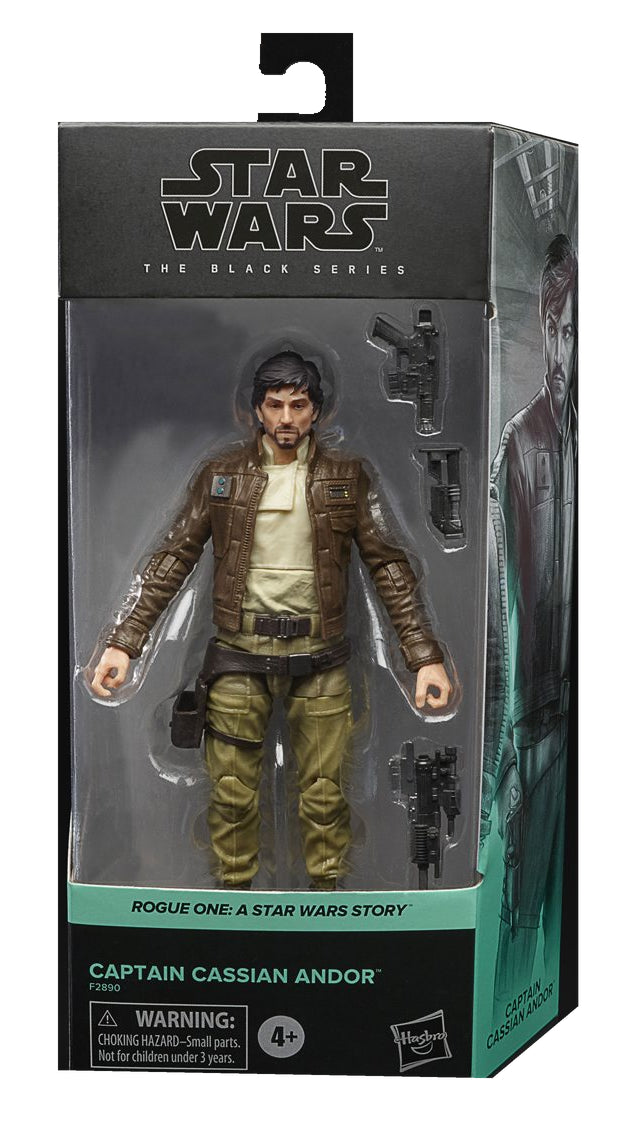 Star Wars: The Black Series - Captain Cassian Andor (Rogue One) Action Figure Action Figures - Toys - New - CaveGamers