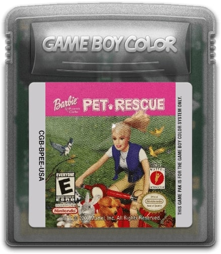 Barbie Pet Rescue Game Boy Color - Video Game - Used - CaveGamers - Image 3