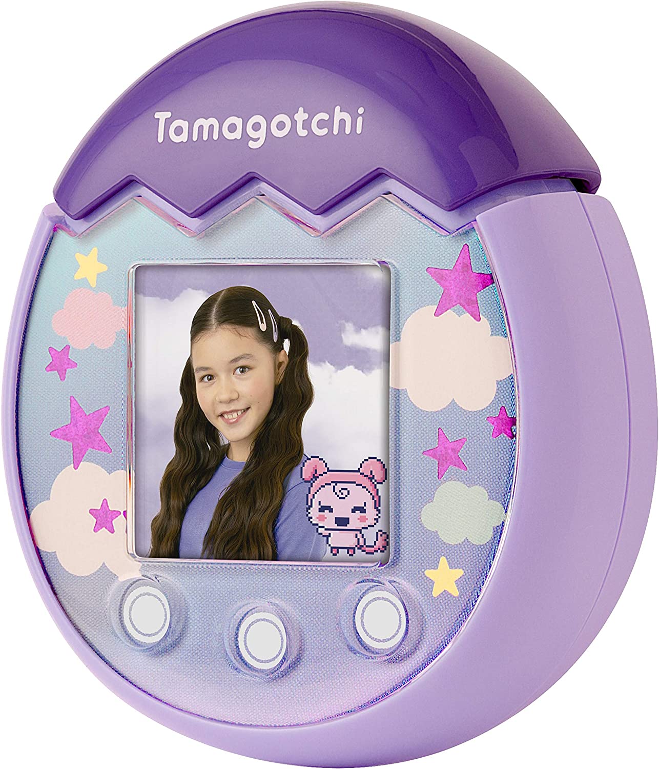 Tamagotchi Pix - Sky (Purple) Digital Pet Electronic Toys - Toys - New - CaveGamers - Image 5