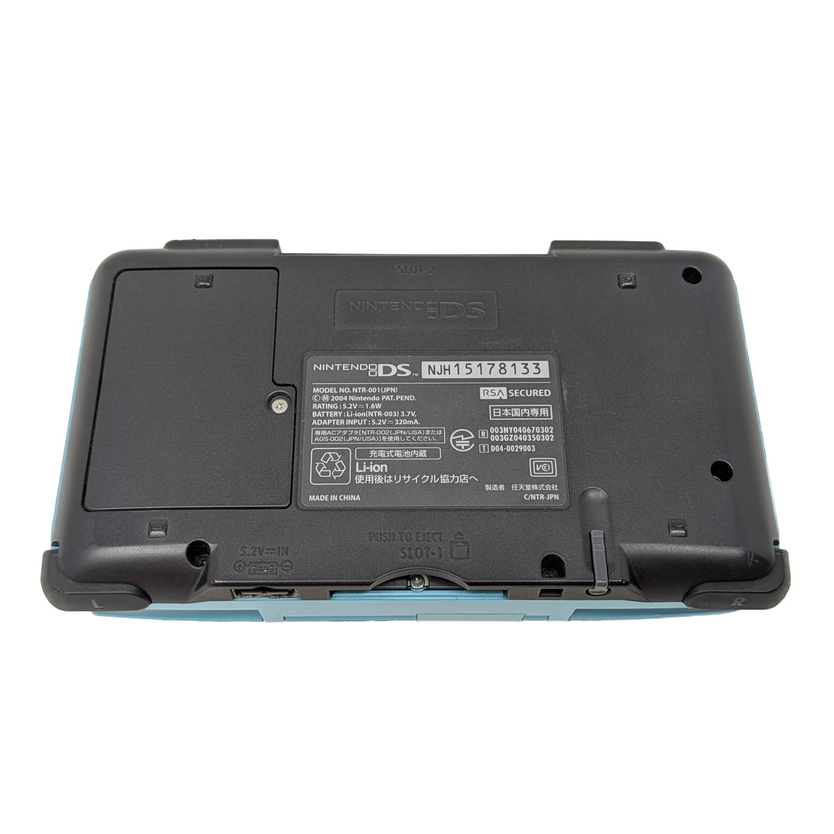 Nintendo DS Original - Turquoise Blue - Video Game System - Used - CaveGamers - Image 3