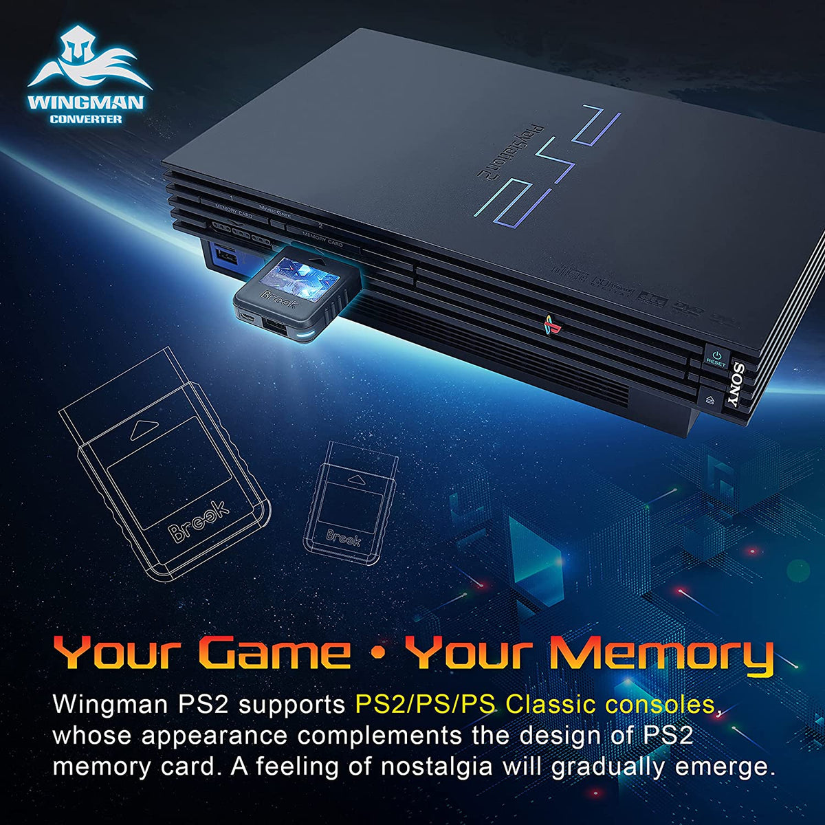 Brook Wingman PS2 Converter - Video Game Accessory - New - CaveGamers - Image 4