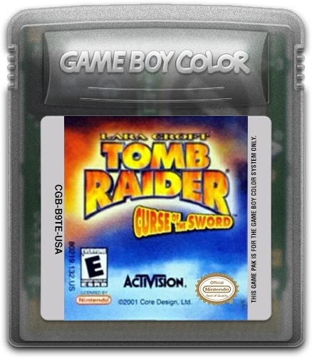 Lara Croft: Tomb Raider - Curse of the Sword Game Boy Color - Video Game - Used - CaveGamers - Image 3
