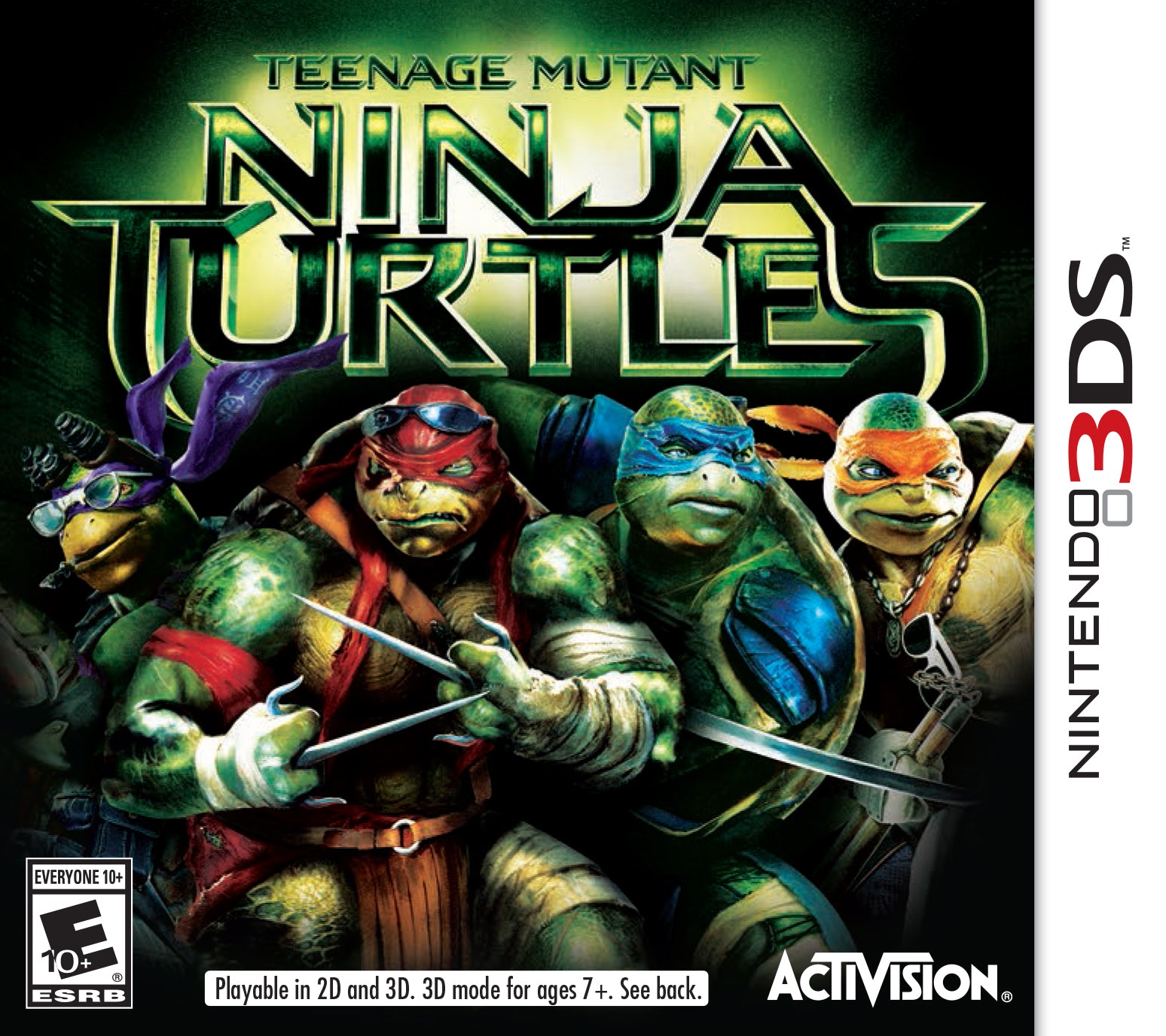 Teenage Mutant Ninja Turtles 3DS - Video Game - Used - CaveGamers
