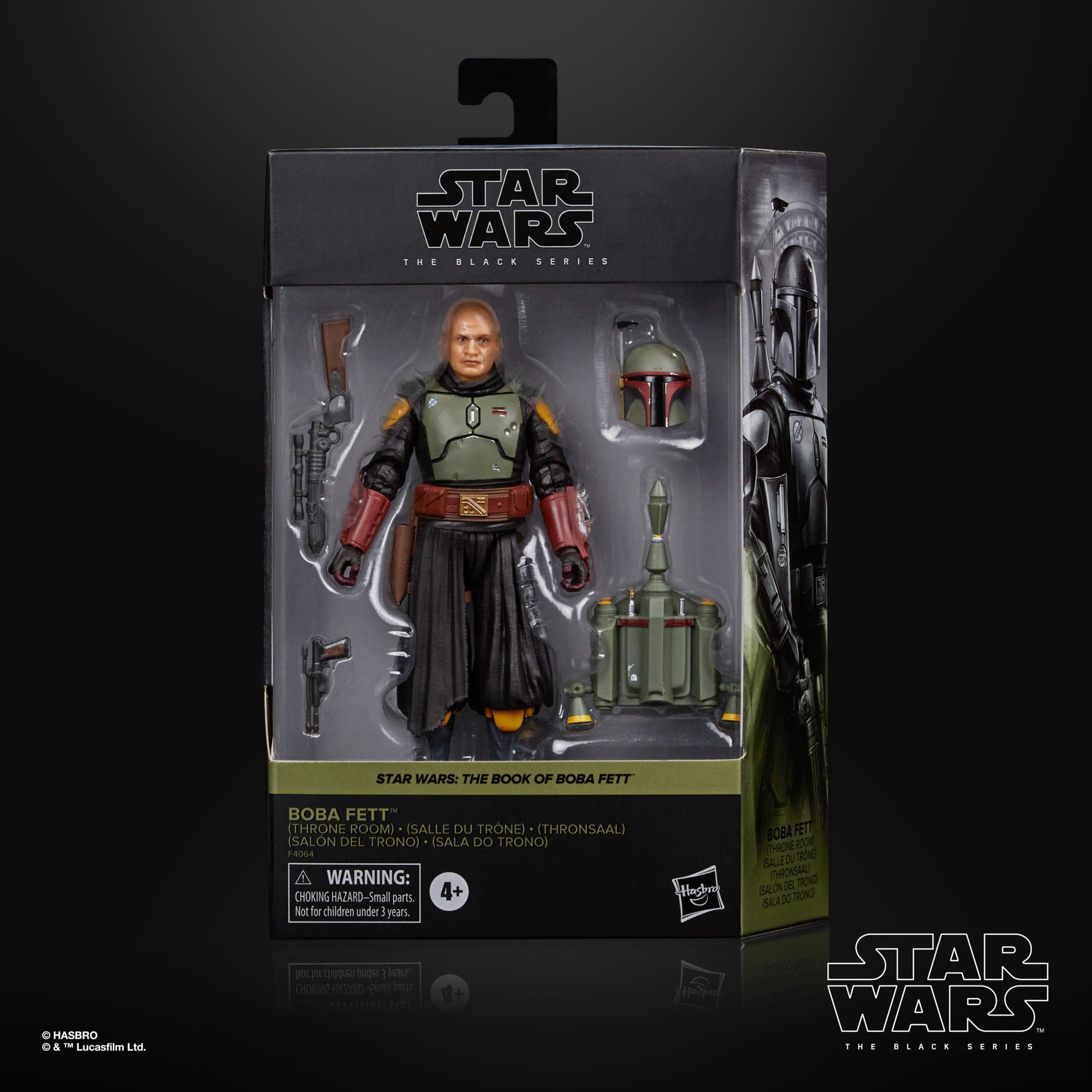 Star Wars: The Black Series - Boba Fett (Throne Room) (The Book of Boba Fett) Action Figure Action Figures - Toys - New - CaveGamers - Image 5