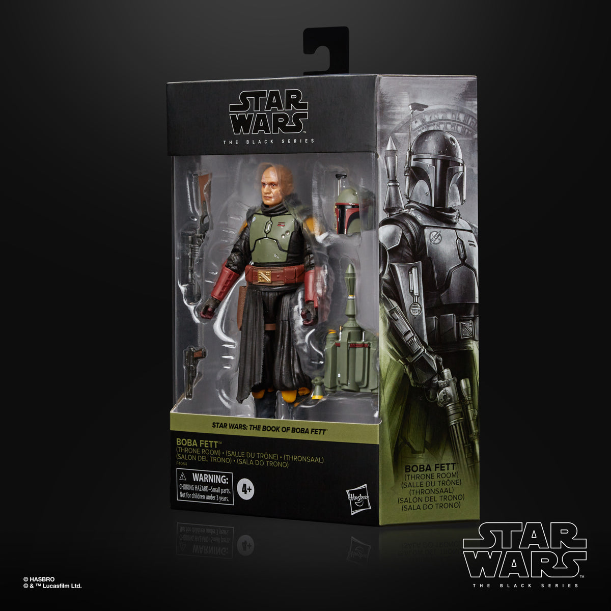 Star Wars: The Black Series - Boba Fett (Throne Room) (The Book of Boba Fett) Action Figure Action Figures - Toys - New - CaveGamers - Image 6