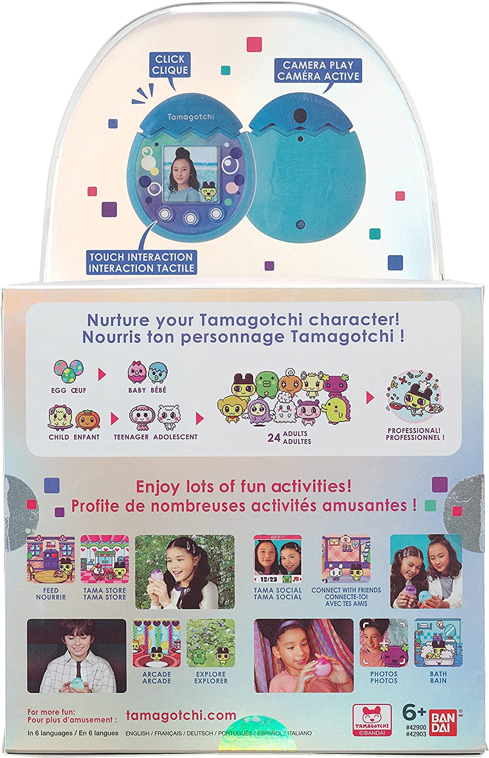 Tamagotchi Pix - Ocean (Blue) Digital Pet Electronic Toys - Toys - New - CaveGamers - Image 4