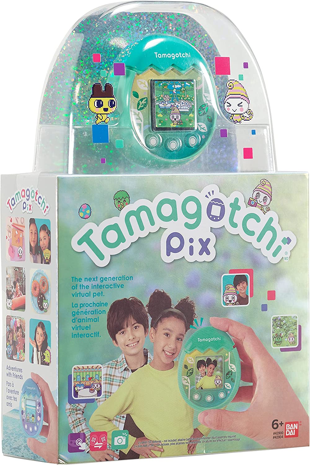 Tamagotchi Pix - Nature (Green) Digital Pet Electronic Toys - Toys - New - CaveGamers - Image 5