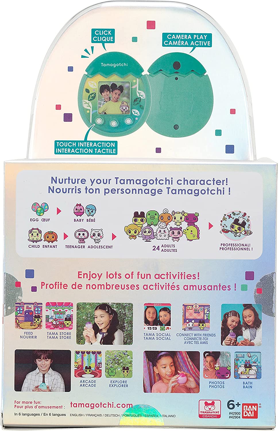Tamagotchi Pix - Nature (Green) Digital Pet Electronic Toys - Toys - New - CaveGamers - Image 7