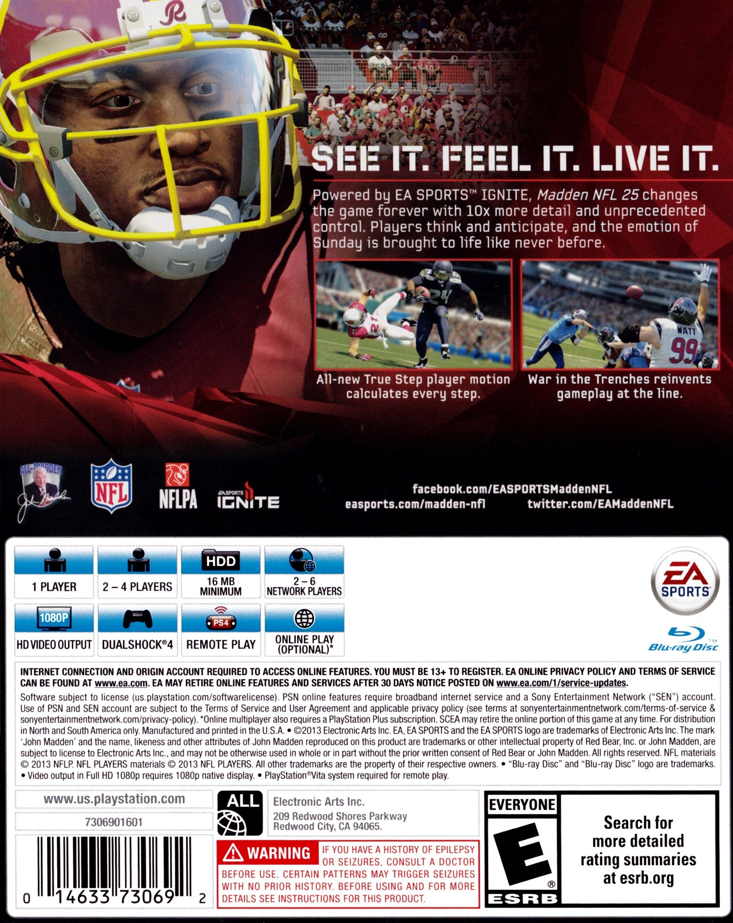 Madden NFL 25 PS4 - Video Game - Used - CaveGamers - Image 2