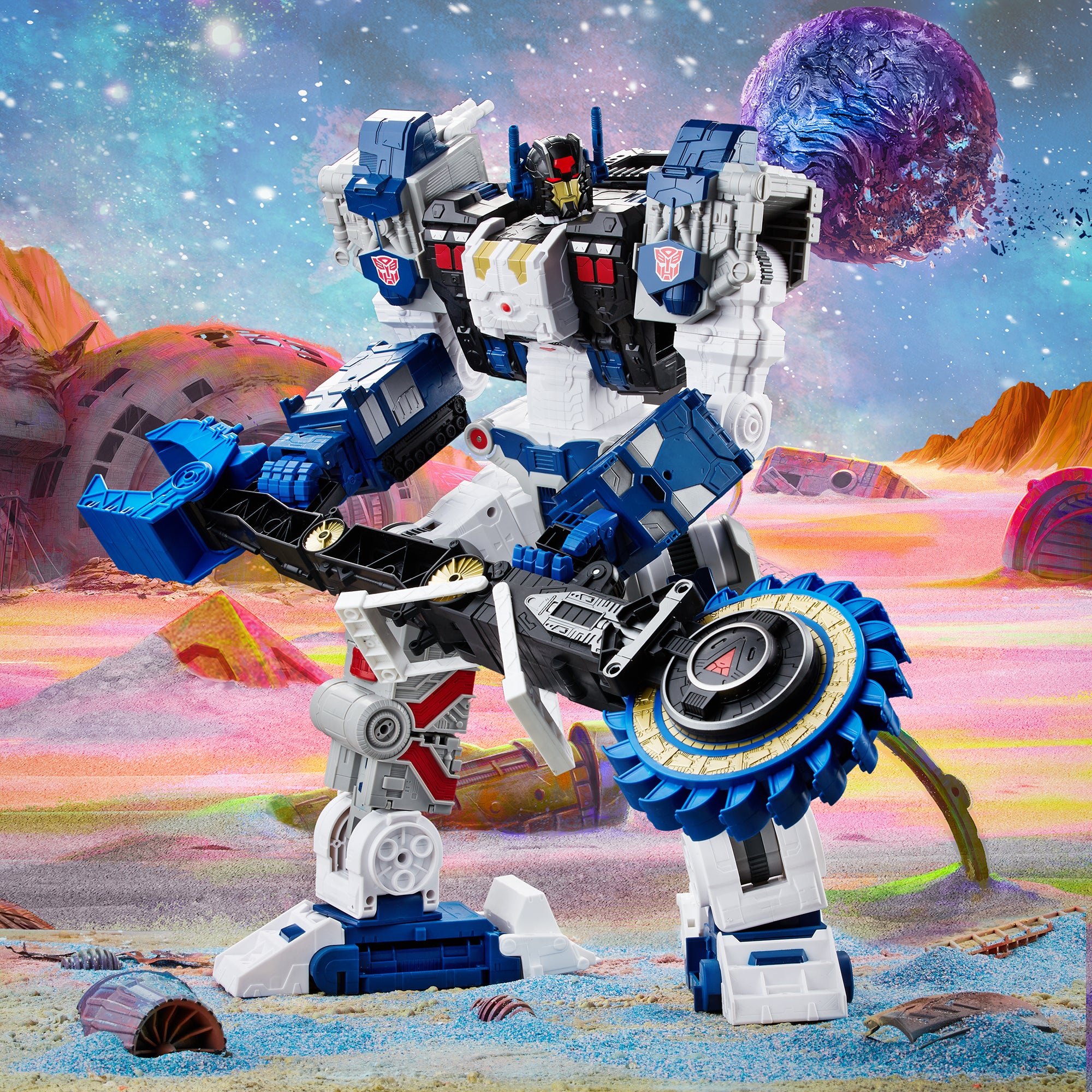 Transformers Generations Legacy Series Titan Cybertron Universe Metroplex 22" Action Figure Action Figures - Toys - New - CaveGamers