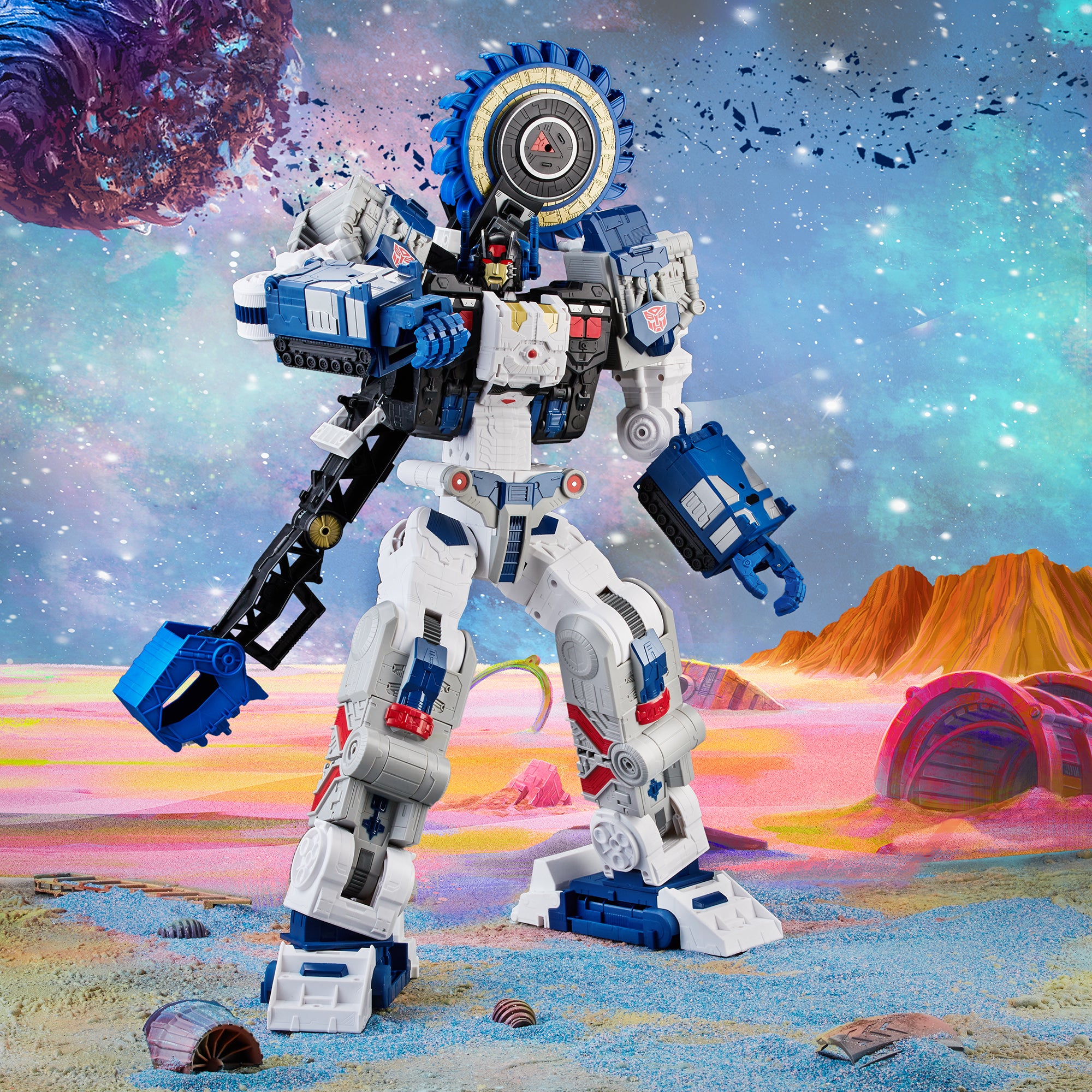 Transformers Generations Legacy Series Titan Cybertron Universe Metroplex 22" Action Figure Action Figures - Toys - New - CaveGamers - Image 2