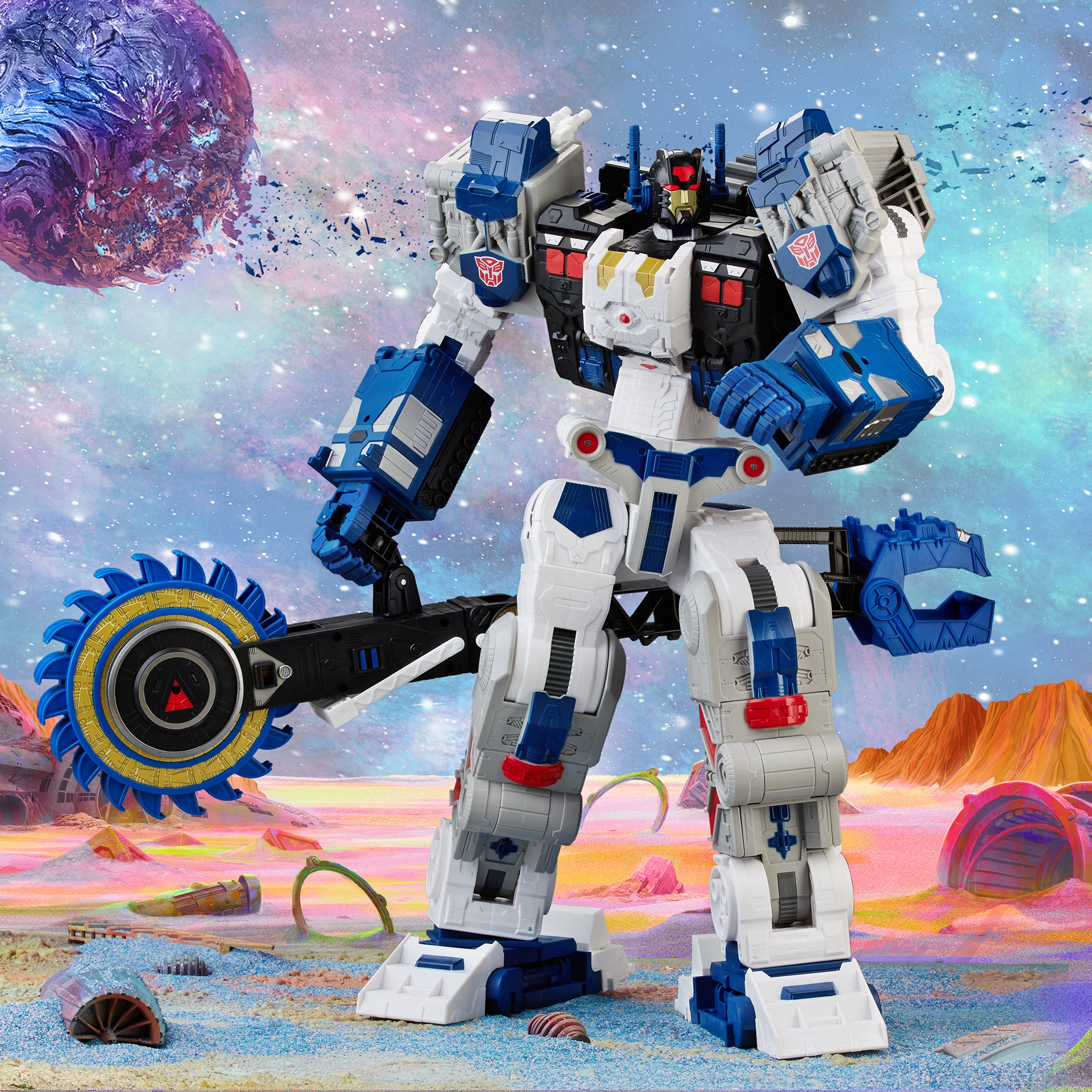 Transformers Generations Legacy Series Titan Cybertron Universe Metroplex 22" Action Figure Action Figures - Toys - New - CaveGamers - Image 3