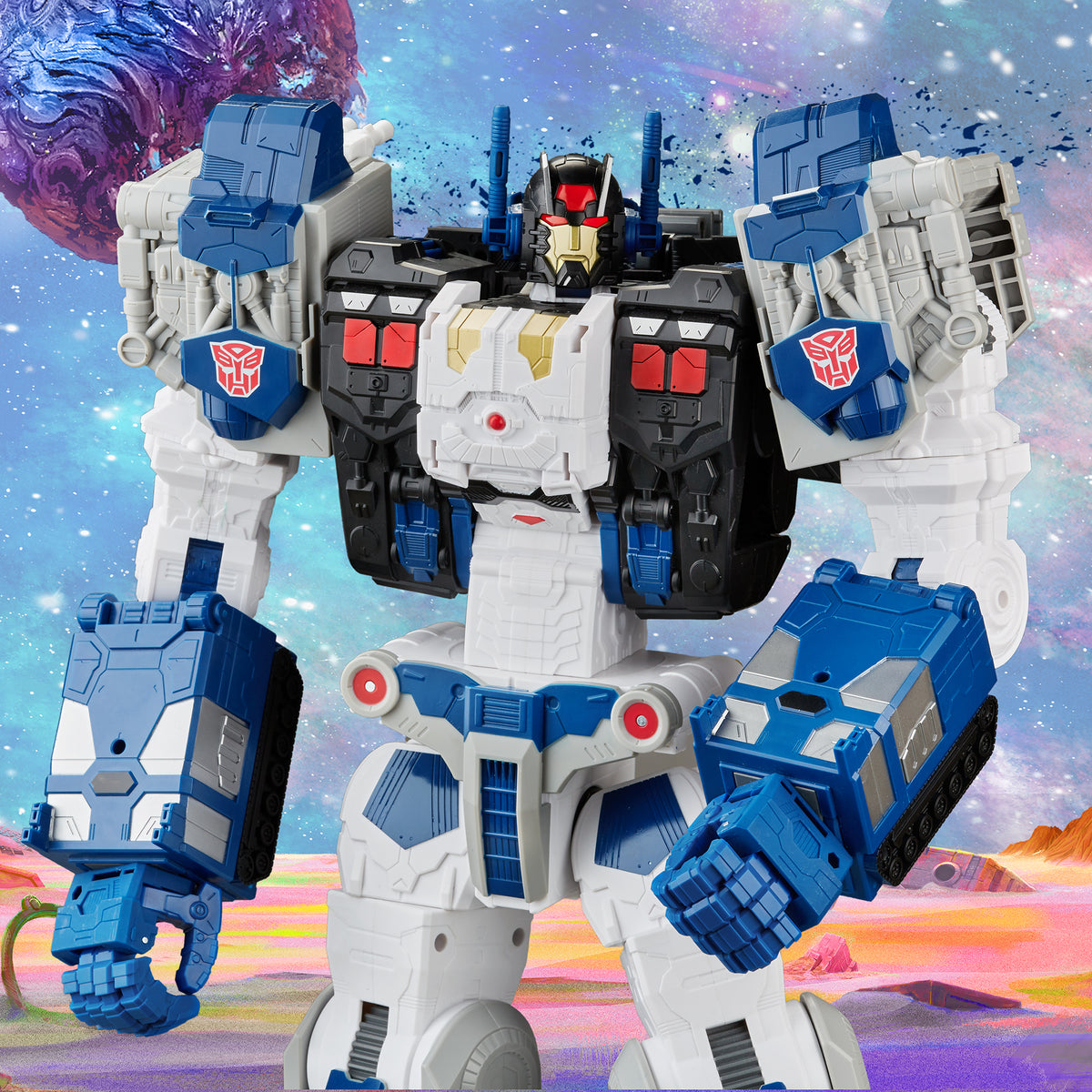 Transformers Generations Legacy Series Titan Cybertron Universe Metroplex 22" Action Figure Action Figures - Toys - New - CaveGamers - Image 4