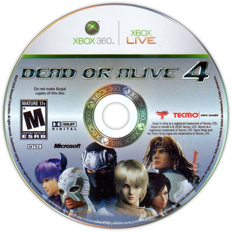 Dead or Alive 4 Xbox 360 - Video Game - Used - CaveGamers - Image 3