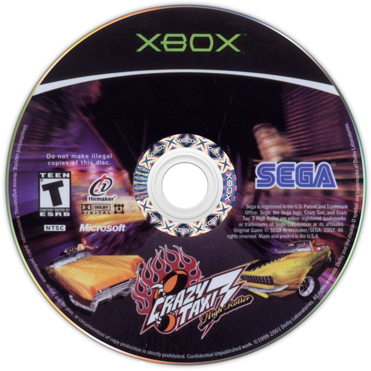 Crazy Taxi 3 Xbox - Video Game - Used - CaveGamers - Image 3