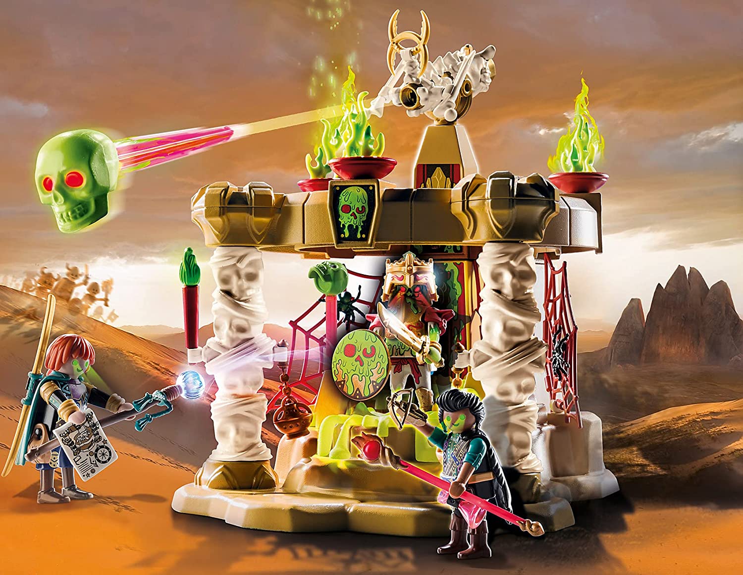 PLAYMOBIL Sal'ahari Sands Skeleton Army Temple 70751 Building Sets - Toys - New - CaveGamers - Image 2