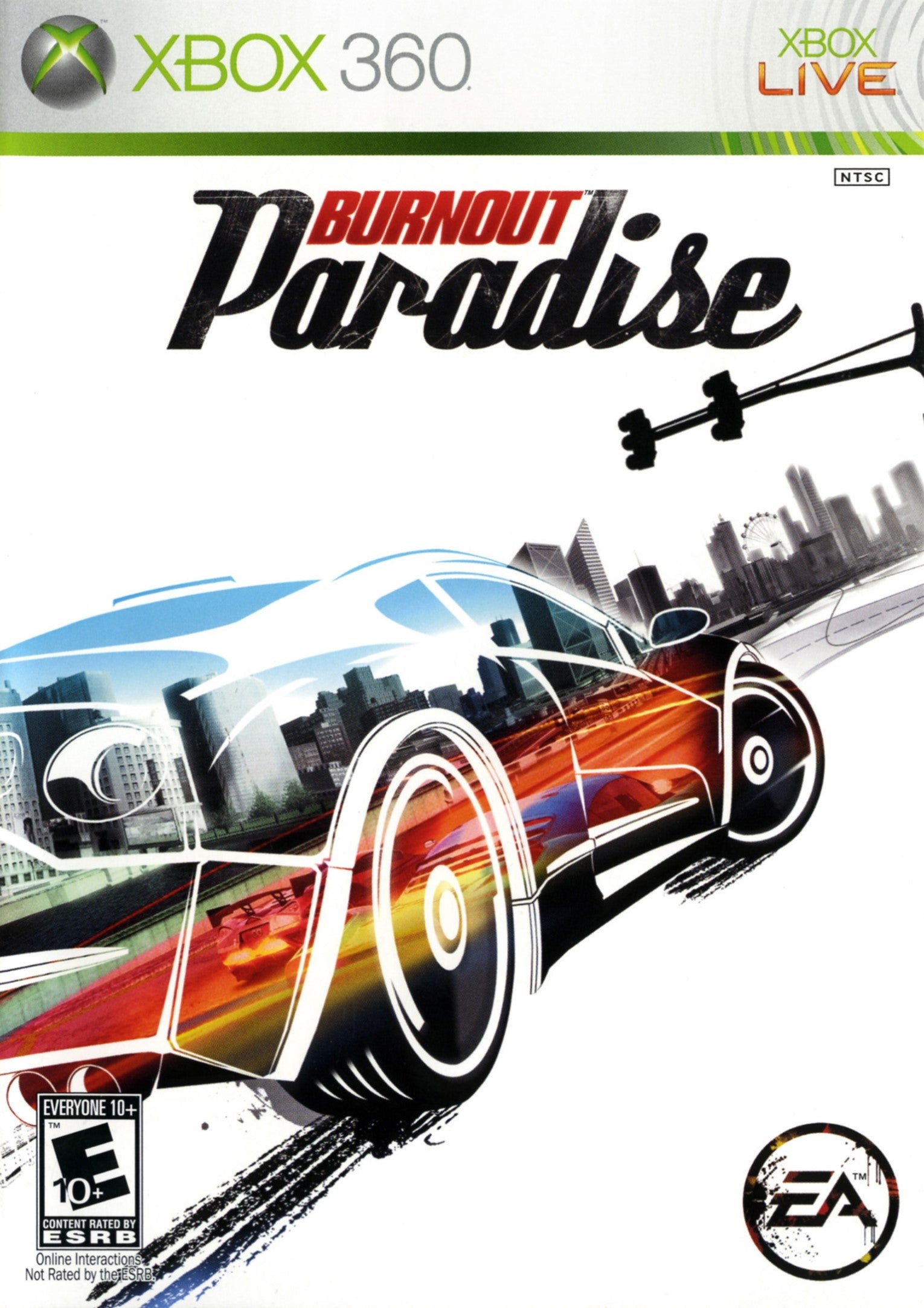 Burnout Paradise Xbox 360 - Video Game - Used - CaveGamers