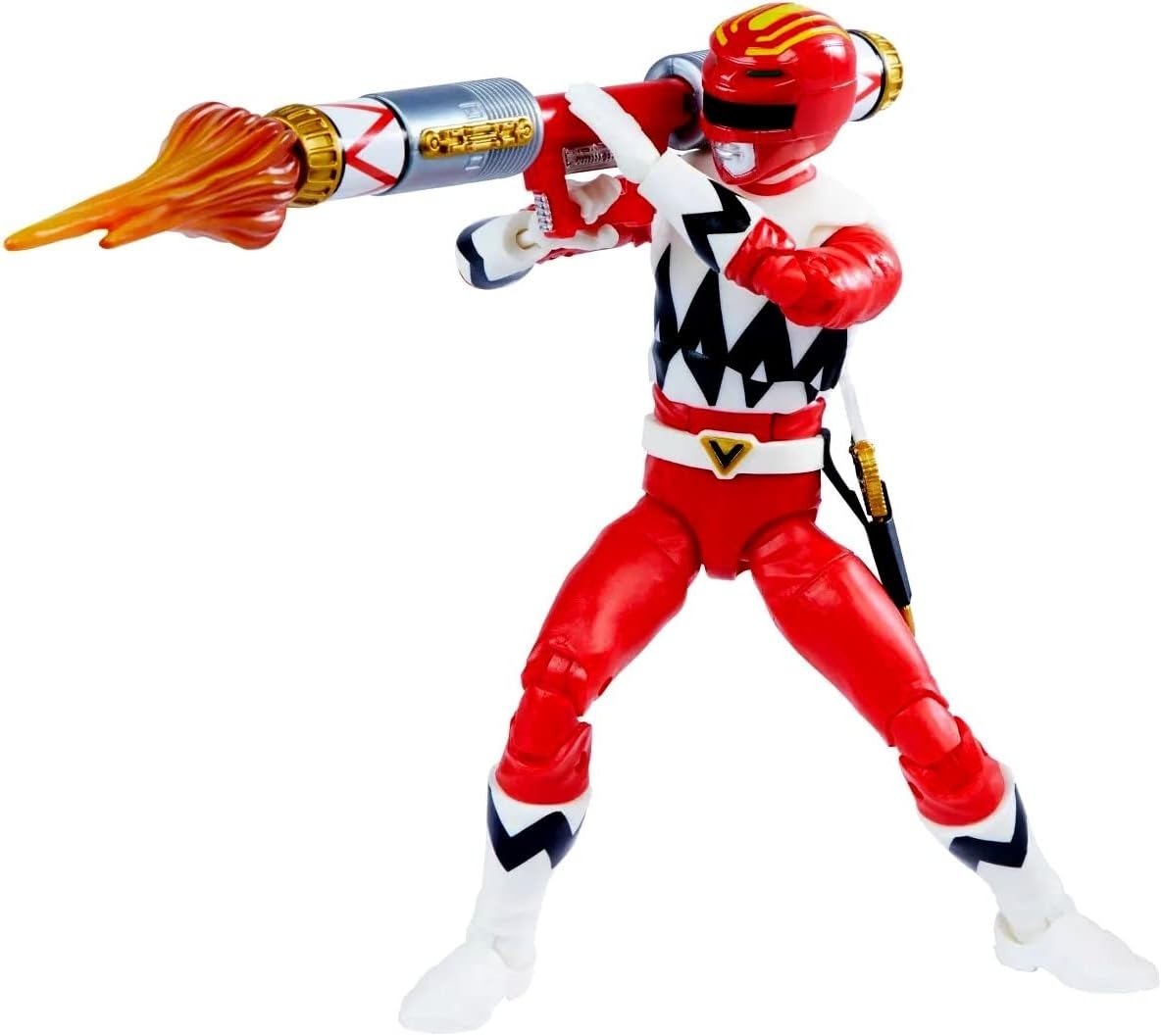 Power Rangers Lightning Collection Lost Galaxy Red Ranger 6" Action Figure Action Figures - Toys - New - CaveGamers - Image 5