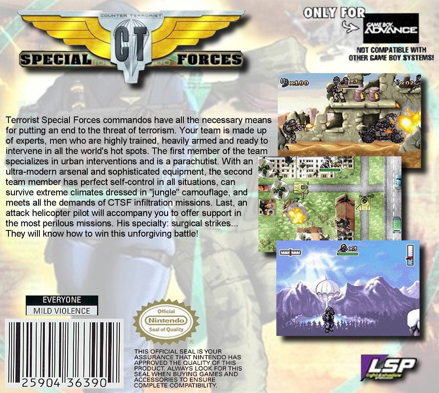 CT Special Forces Game Boy Advance - Video Game - Used - CaveGamers - Image 2
