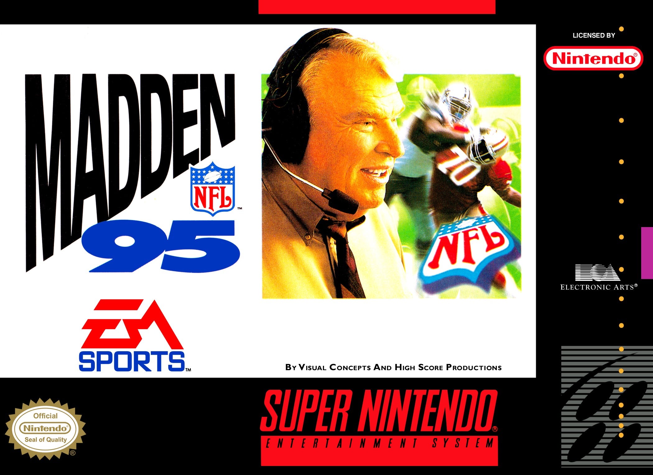 Madden NFL '95 SNES - Video Game - Used - CaveGamers