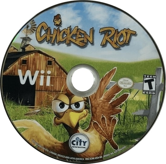 Chicken Riot Wii - Video Game - Used - CaveGamers - Image 3