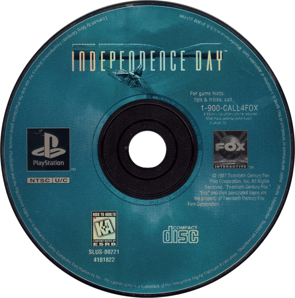 Independence Day Playstation - Video Game - Used - CaveGamers - Image 3