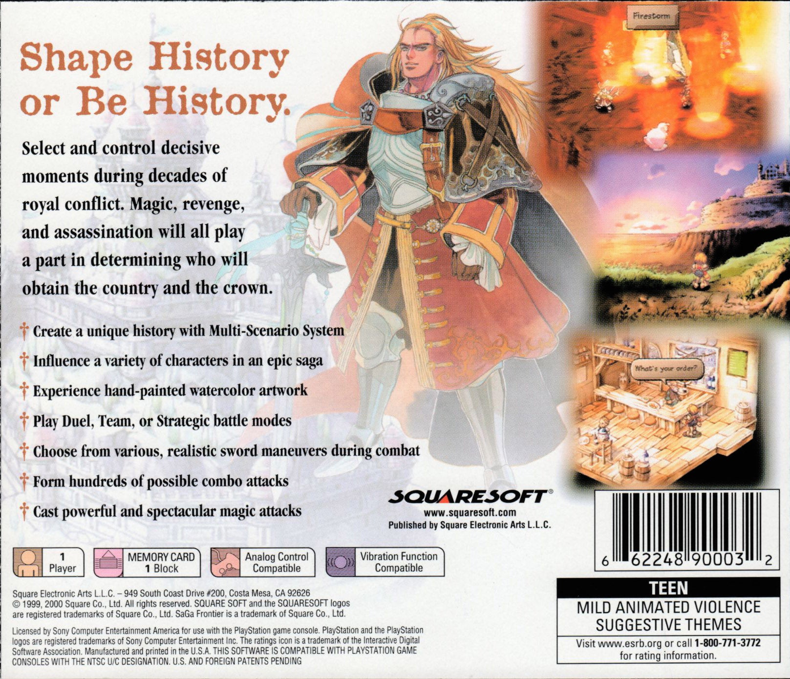 Saga Frontier 2 Playstation - Video Game - Used - CaveGamers - Image 2