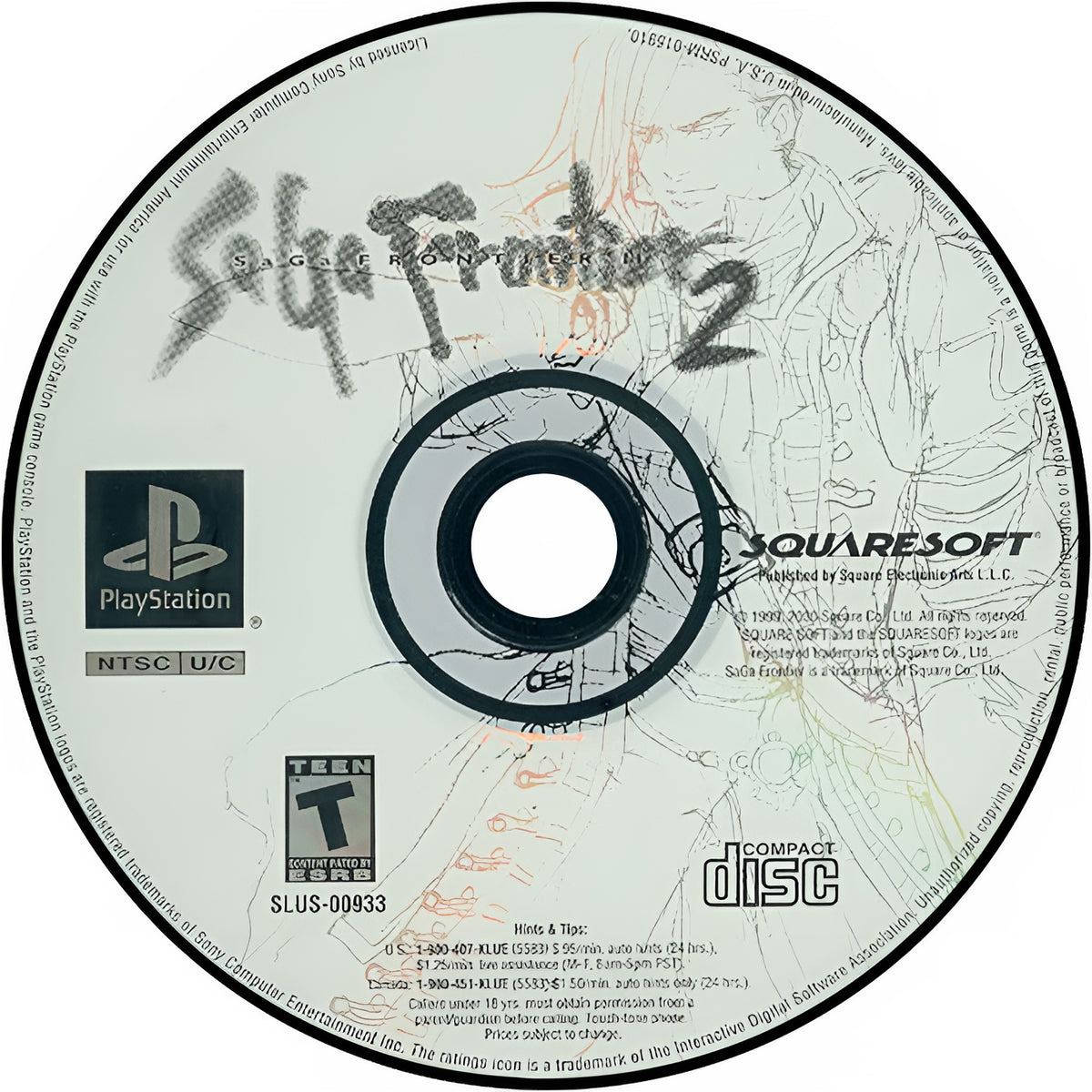 Saga Frontier 2 Playstation - Video Game - Used - CaveGamers - Image 3