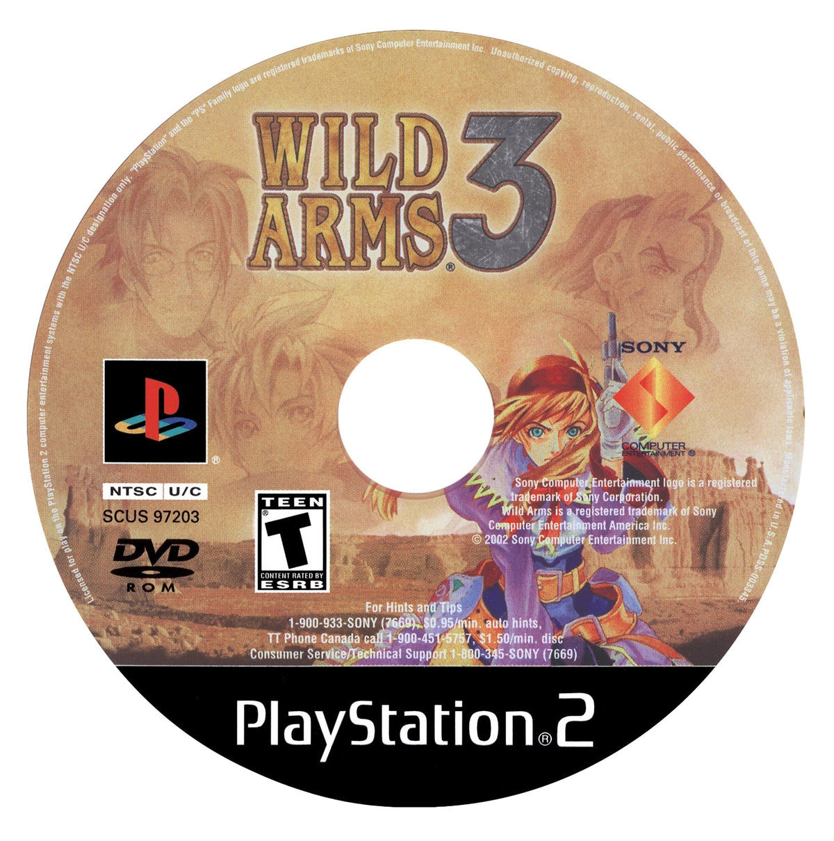 Wild Arms 3 PS2 - Video Game - Used - CaveGamers - Image 3
