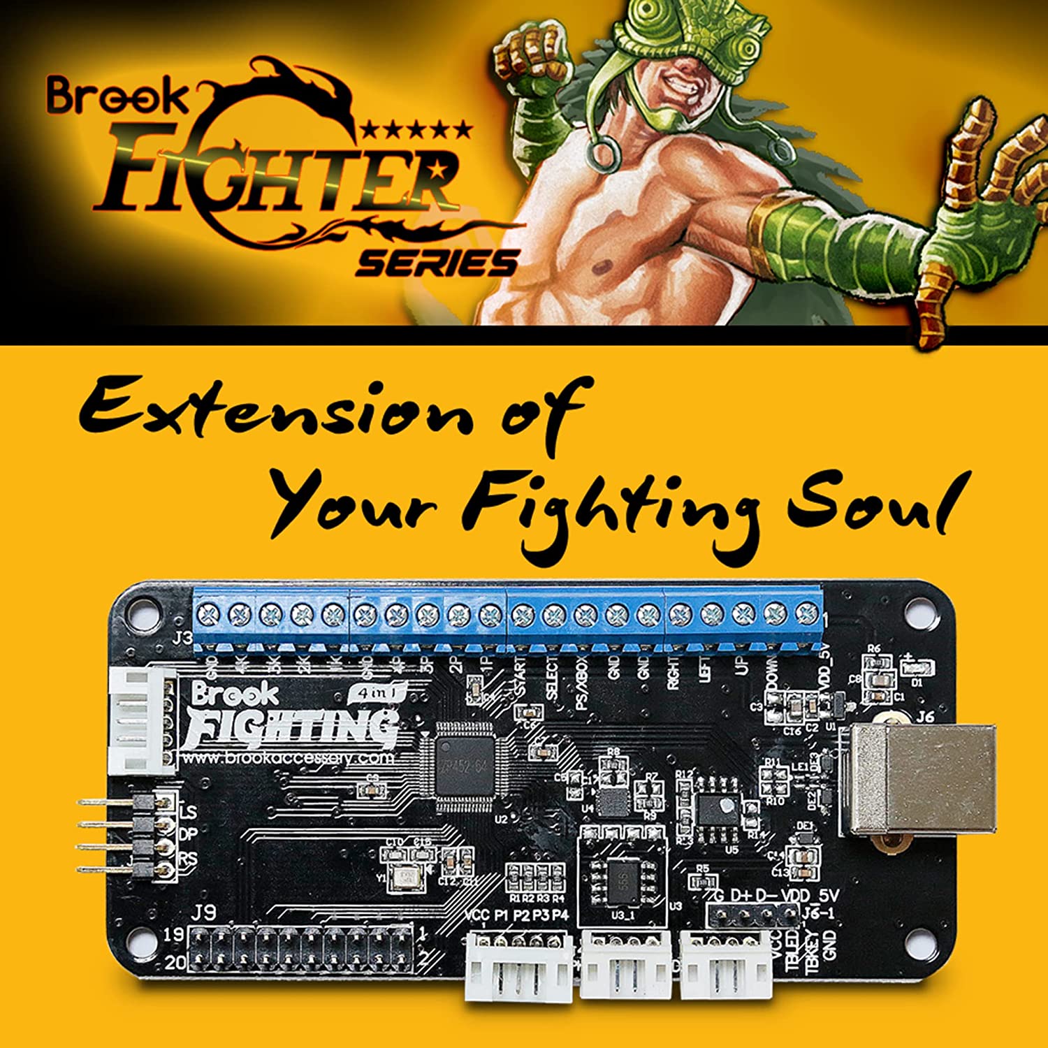 Universal Fighting Board with Headers - Video Game Accessory - New - CaveGamers - Image 5