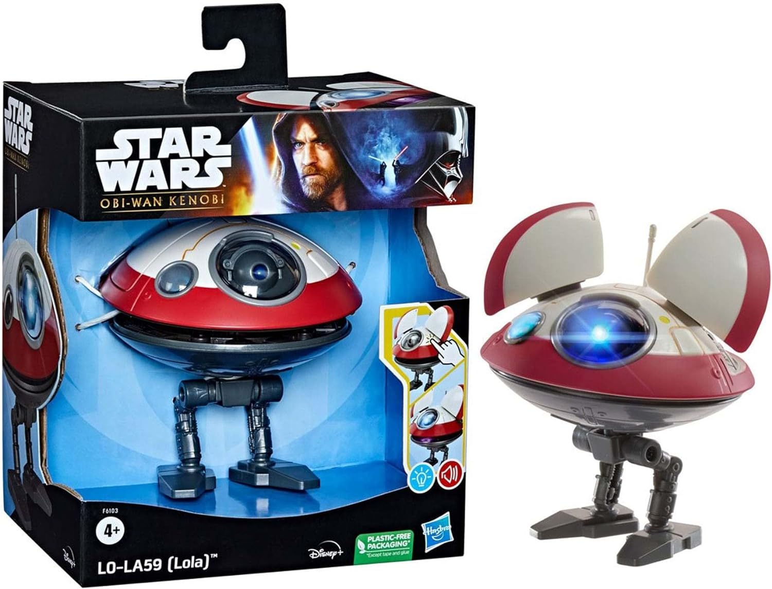 Star Wars L0-LA59 (Lola) Interactive Droid (Obi Wan Kenobi) - Star Wars - Toys - New - CaveGamers - Image 2