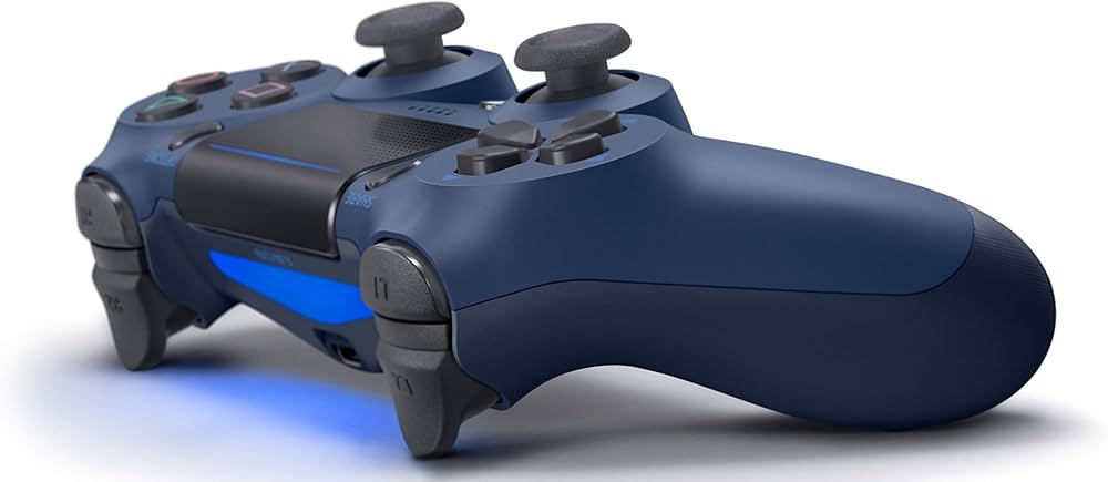 PlayStation 4 Dualshock 4 Wireless Controller - Midnight Blue PS4 - Video Game Accessory - Used - CaveGamers - Image 3