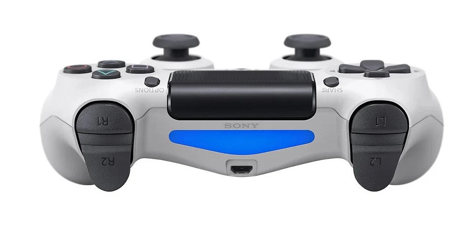 PlayStation 4 Dualshock 4 Wireless Controller - Glacier White PS4 - Video Game Accessory - Used - CaveGamers - Image 3