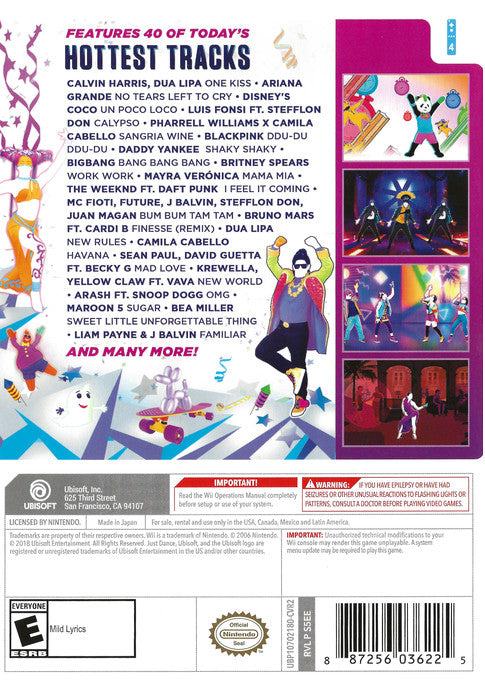 Just Dance 2019 Wii - Video Game - Used - CaveGamers - Image 2