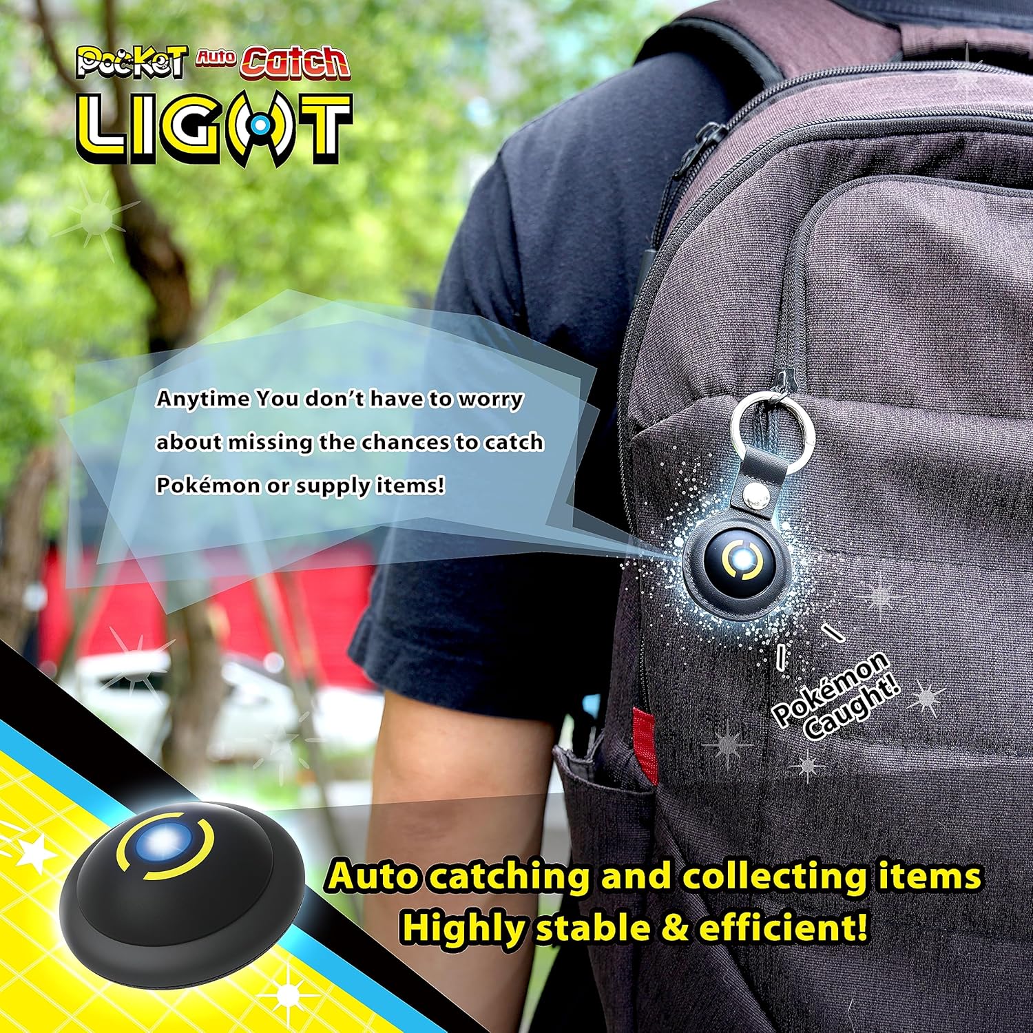 Pocket Auto Catch Light Pokemon Go - Video Game Accessory - New - CaveGamers - Image 6