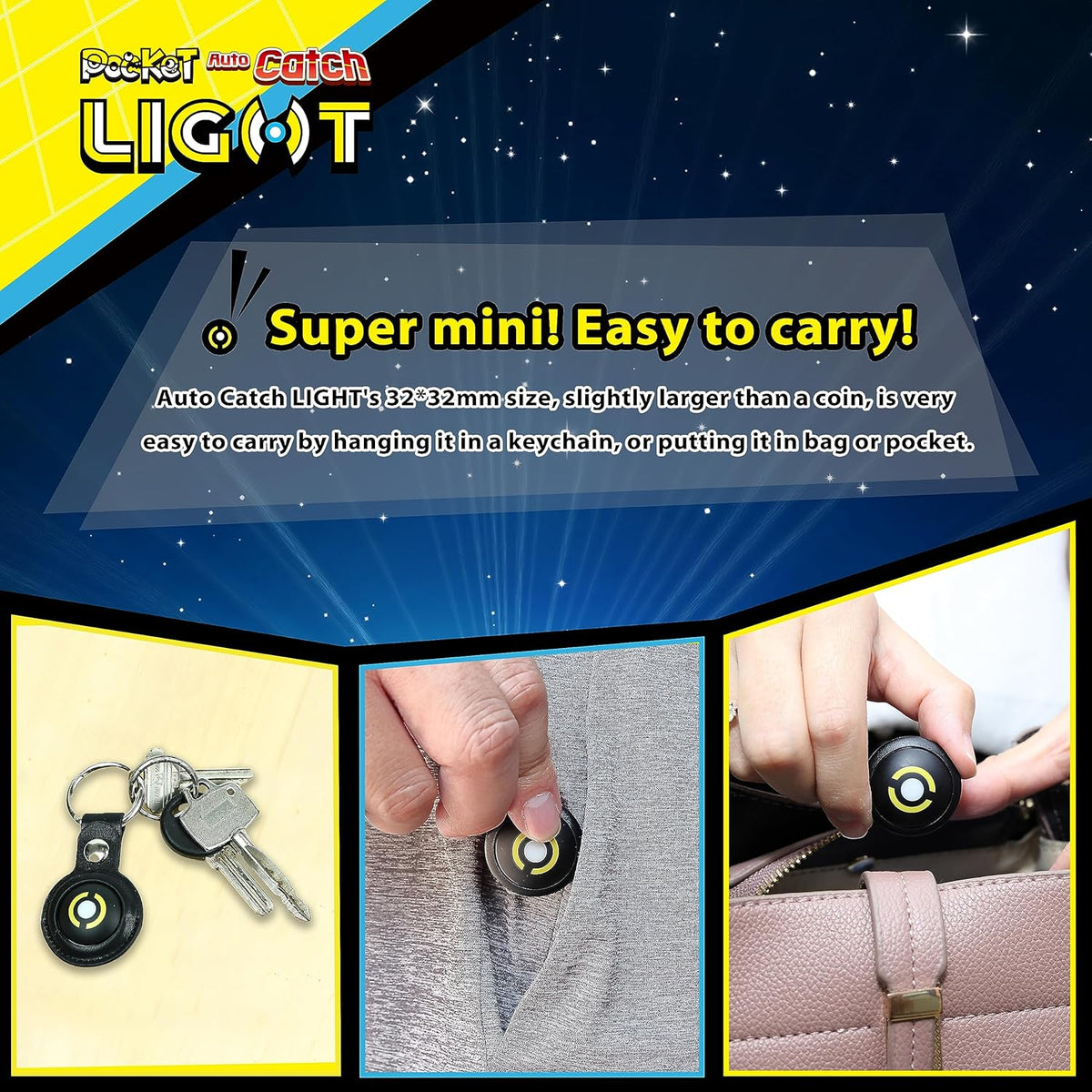 Pocket Auto Catch Light Pokemon Go - Video Game Accessory - New - CaveGamers - Image 7
