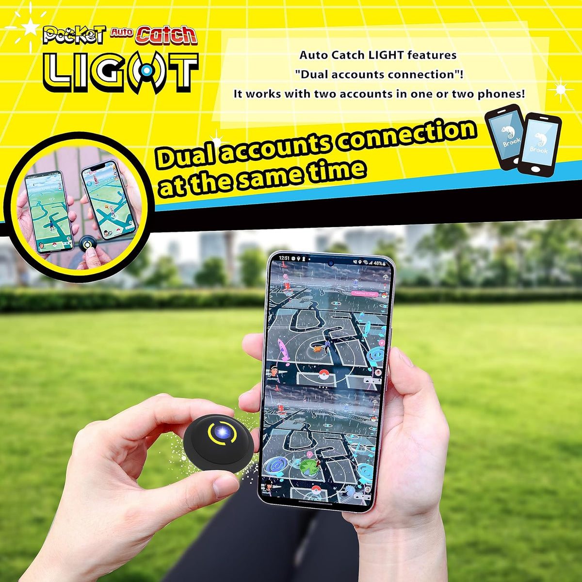 Pocket Auto Catch Light Pokemon Go - Video Game Accessory - New - CaveGamers - Image 8