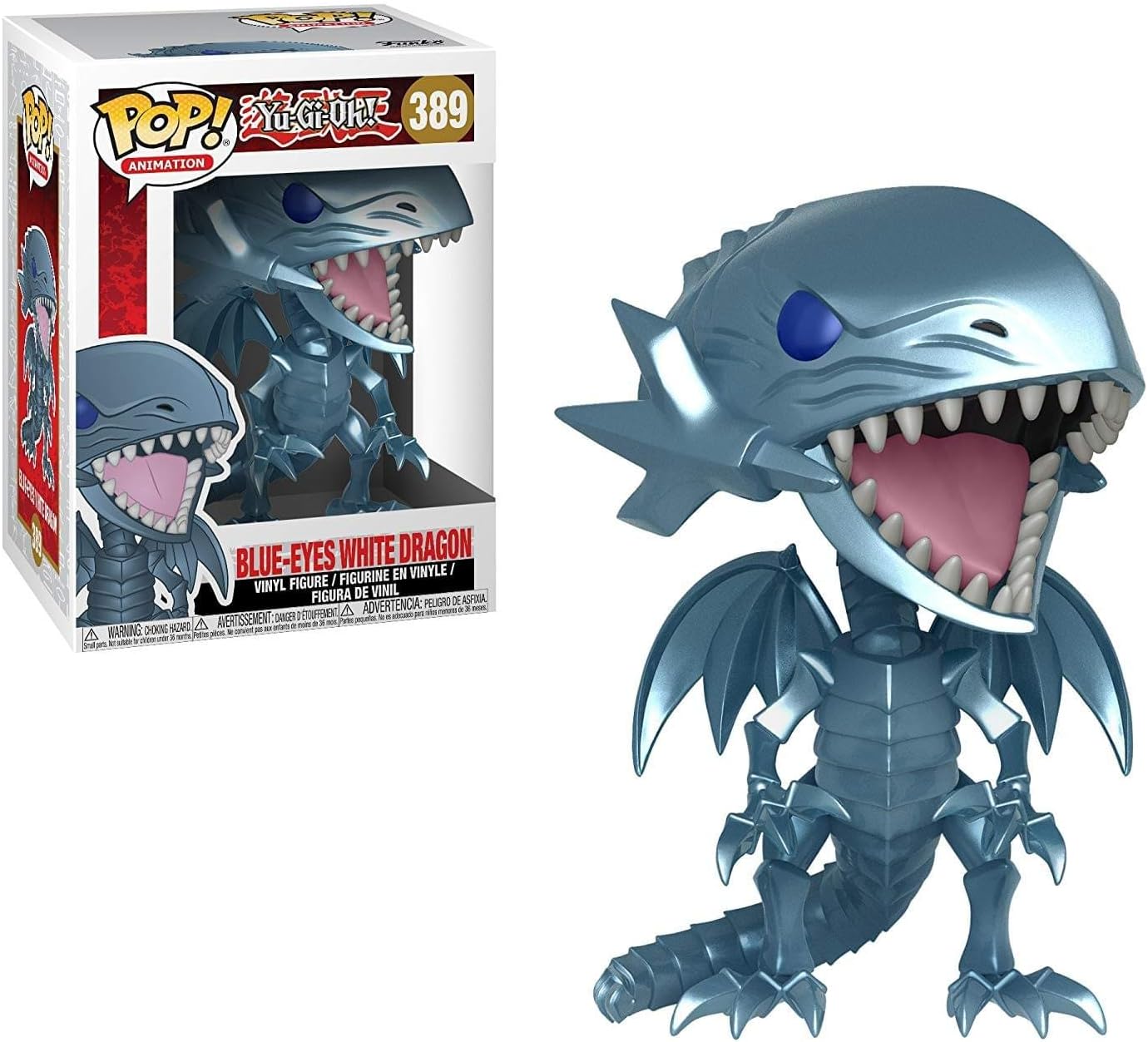 Funko Pop! Yu-Gi-Oh Blue-Eyes White Dragon Vinyl Figure - Toys - New - CaveGamers