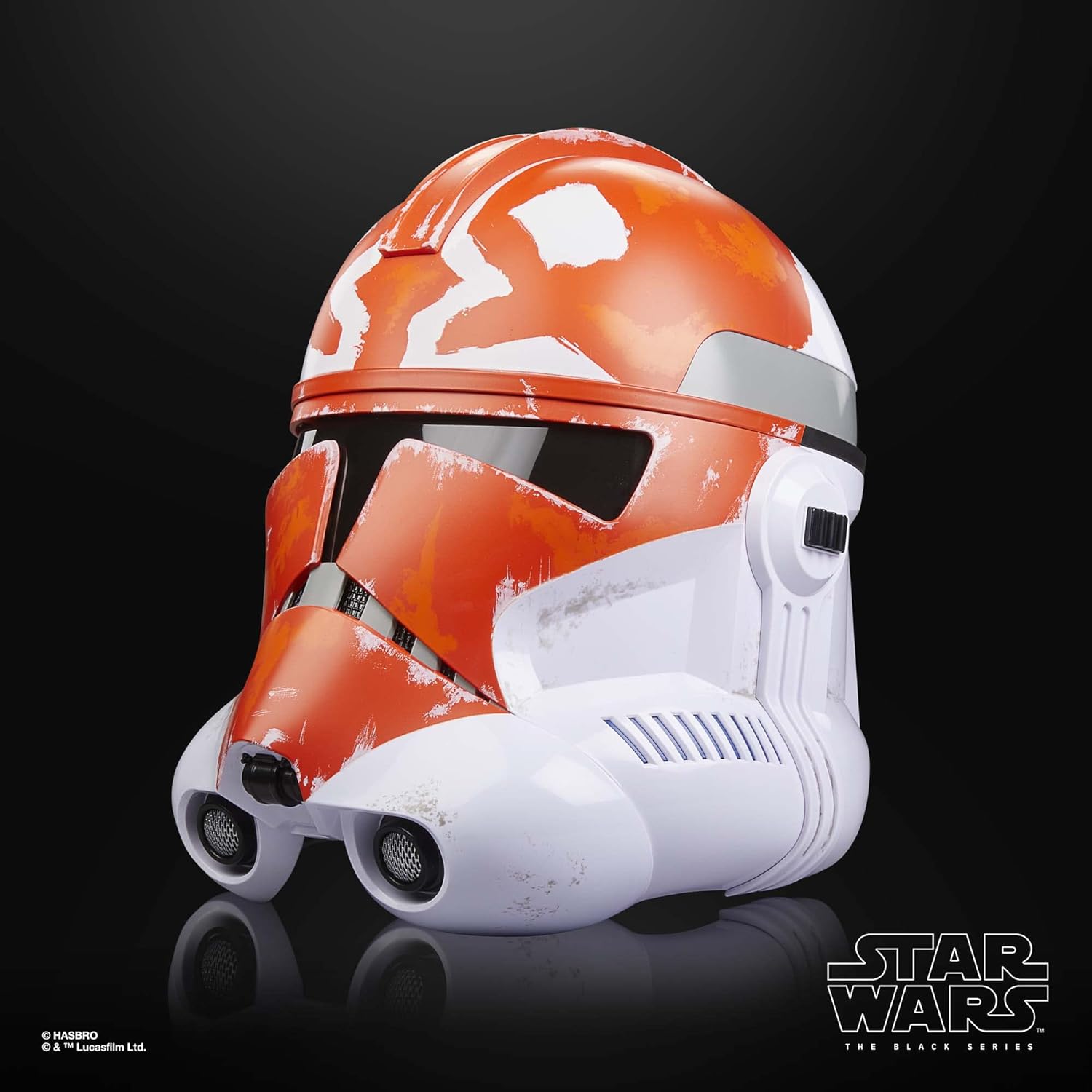 Star Wars: The Black Series - 332nd Ahsoka's Clone Trooper Premium Electronic Helmet Prop Replicas - Toys - New - CaveGamers - Image 3
