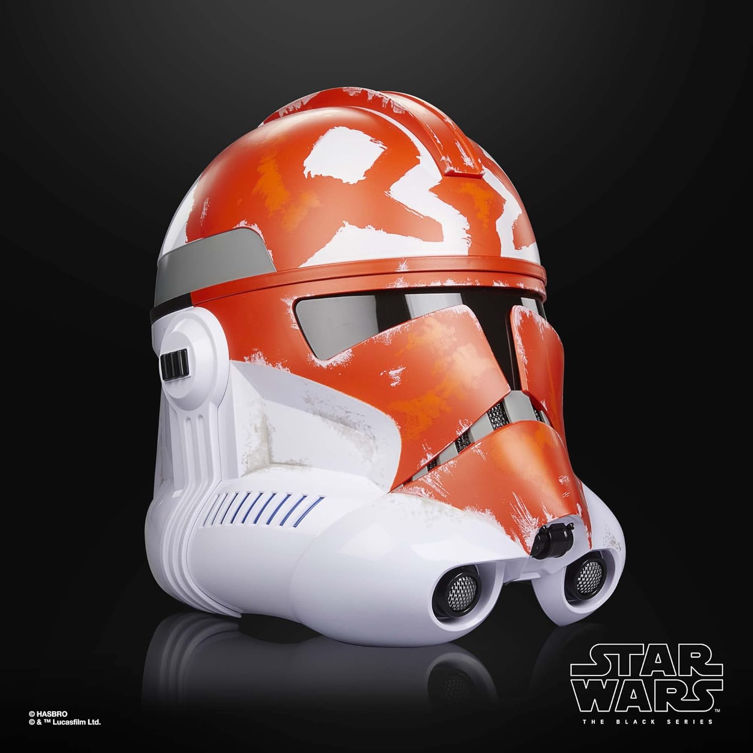 Star Wars: The Black Series - 332nd Ahsoka's Clone Trooper Premium Electronic Helmet Prop Replicas - Toys - New - CaveGamers - Image 4